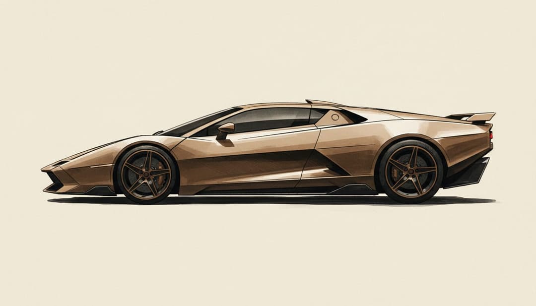 Lamborghini Temerario Design Sketches Revealed as Brand Index Gains 0.58%