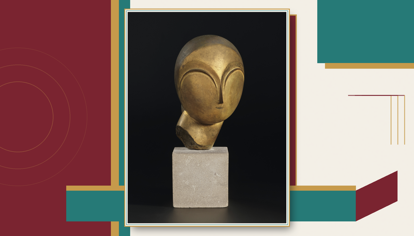Pricing Culture Studio composition of Constantin Brancusi's Danaïde on its stone base